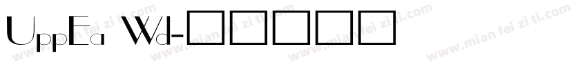 UppEa Wd字体转换